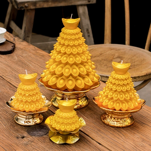 Jin Yuanbao также готов попросить богатства, Бог поставляет Lotus Lamp свечи