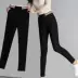 Quần legging hè 2019 mới mặc phiên bản Hàn Quốc của quần chân bút chì co giãn là quần cạp cao màu đen - Quần tây thường Quần tây thường