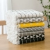 Nhật bản phong cách đơn giản Bắc Âu ins khăn trải bàn cotton và linen lưới bàn cà phê bìa bảng vải bảng vải nhỏ tươi dài quảng trường