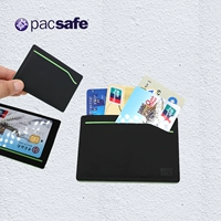 Hoa Kỳ pacsafe TEC chống quét RFID wallet chủ thẻ hộ chiếu lưu trữ túi du lịch trọng lượng nhẹ ví ví mk