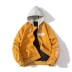 NASA doanh áo khoác nam mùa thu đông dày thêu hình bóng chày bông rời thủy triều thương hiệu cặp đôi sinh viên Mỹ áo khoác