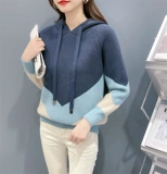 Демисезонный свитер, трикотажные нарукавники, толстовка с капюшоном, трикотажная шапка, увеличенная толщина, коллекция 2022