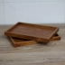Hình chữ nhật bằng gỗ khay trà Khách Sạn khay end tấm Vuông Nhỏ nước cup tea set lưu trữ Dài tấm gỗ