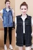 Mùa hè mới Hàn Quốc phiên bản lớn của phụ nữ béo MM lỏng áo vest denim vest vest dài vest đen mùa xuân và mùa thu - Áo vest