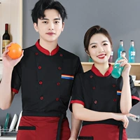 (Одиночный верх) Черный с коротким рукавом