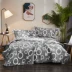 Pha lê nhung trải giường đơn mảnh chần dày ba mảnh flance một bên bông quilted chăn mùa đông lớn bộ ga giường everon Trải giường