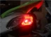 WISP đạp 125 đèn hậu xe máy nhanh Eagle bóng đèn LED sửa đổi phụ kiện đèn siêu sáng đèn phanh nhấp nháy