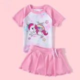 Детский раздельный купальник для принцессы, милая юбка