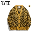 Осенний трикотажный кардиган, рубашка в стиле хип-хоп, свитер для влюбленных, куртка, в американском стиле, оверсайз