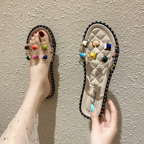 Слайдеры, тапочки, летняя пляжная универсальная обувь, популярно в интернете, 2022, пляжный стиль