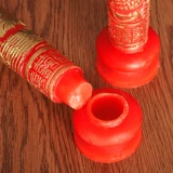 Свадебная поставка китайская в стиле Свадебная церковь Дракон и Феникс Хи персонажи, красные цветочные свечи, пара свадебных подсвечников