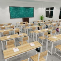 Phòng đào tạo nội thất văn phòng lễ tân bàn giáo dục tổ chức học tập lớp ghế dài dải đào tạo bàn ghế đầu đôi - Nội thất giảng dạy tại trường kệ sách giáo viên