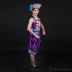 Qing Hao custom 2019 mới tím Yao quần áo khai mạc nhóm nhảy biểu diễn quần áo quần áo nam - Trang phục dân tộc
