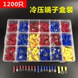 1200 Клеммы холодного давления 18 типов изоляционных терминальных круговых вилк