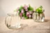 Trang trí Bình thủy tinh nhỏ màu tươi Bình hoa treo Chai treo Chai thủy canh Chai nến đạo cụ chụp - Vase / Bồn hoa & Kệ Vase / Bồn hoa & Kệ