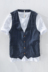 Áo vest sọc kẻ mùa hè mặc xu hướng nam mùa hè lỏng băng lụa cotton tay áo vest - Áo vest cotton áo vest nam tuổi 50 Áo vest cotton