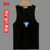 Sáng Iron Man Vest Cotton Nữ Boy Slim Thể hình Cơ bắp Chó Áo thun Không tay phức tạp 4 Quần áo lò phản ứng - Áo vest cotton áo vest nam tuổi 50 Áo vest cotton