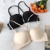 2019 mới khóa trước tập hợp không có vòng thép đồ lót bikini gợi cảm vẻ đẹp trở lại chéo áo ngực hàng đầu phụ nữ áo ngực không dây Bikini