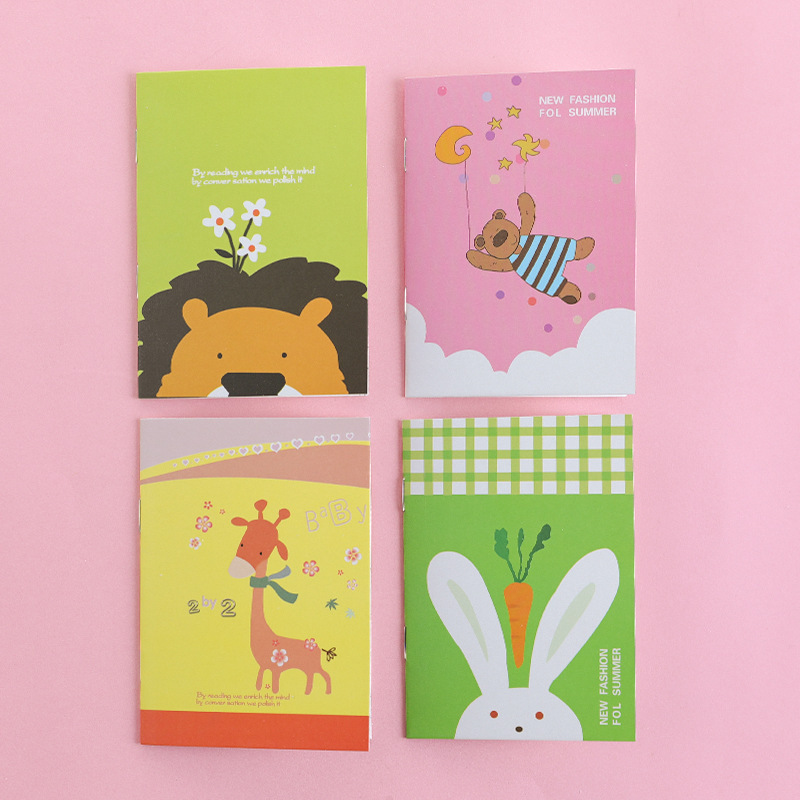Giraffe SeriesWith you Stationery Little book Cartoon Notepad Soft copy kindergarten pupil prize Little gift gift