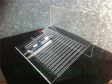 Подставки для кистей 亚克力笔架毛笔架钢笔架铅笔架彩笔架水笔架亚克力高档展示架直销