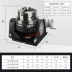 Đa năng nghiêng tấm chỉ số TSK250/320/400 máy phay bàn quay có thể điều chỉnh góc quay bàn Phụ tùng máy phay