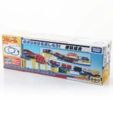 Takara tomy, электрический поезд с рельсами, набор, игрушка для мальчиков