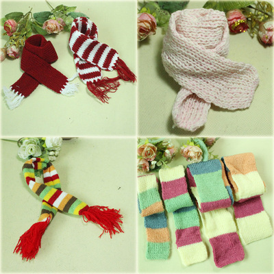 taobao agent Feiwu 12 doll dolls with wool scarf stripe rainbow 3 points 4 points 6 points BJD uncle SD DD