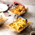 Xe đẩy Fries Chủ Mini Siêu thị Giỏ hàng Giỏ gà rán Giỏ dao kéo sáng tạo Nhà hàng Cafe Bộ đồ ăn - Đồ ăn tối dĩa ăn Đồ ăn tối