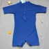 Áo tắm bé trai mới Xiêm Phim hoạt hình dễ thương Thomas Áo tắm trẻ em Kem chống nắng trẻ em Nhanh chóng lướt nhanh - Bộ đồ bơi của Kid