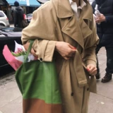 Брендовый ретро плащ для отдыха, куртка, в корейском стиле, оверсайз