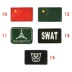 Jun Yexing Giải trí ngoài trời Ngụy trang Quần áo Quân đội Quạt Trường TAD Phụ kiện Thời trang Băng tay Velcro - Những người đam mê quân sự hàng may mặc / sản phẩm quạt quân đội