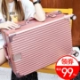 Hành lý góc nhôm khung vali nam và nữ thủy triều retro trường hợp xe đẩy phổ quát bánh mật khẩu Hàn Quốc vali rimowa