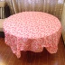 Khăn trải bàn mềm dùng một lần dày khách sạn phục vụ khăn trải bàn màu đỏ khăn trải bàn cưới bằng vải nhựa tròn bàn vải 5 gói - Các món ăn dùng một lần Các món ăn dùng một lần