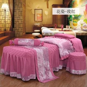 Beauty khăn trải giường denim bedspread massage Body bộ đặc biệt của bộ đồ giường châu Âu thẩm mỹ viện - Trang bị tấm