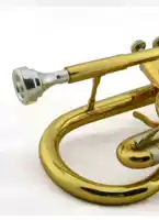 Nhạc cụ Cornhai Jinyin Cornet Nhạc cụ JYCO-E100 Nhạc cụ nhỏ được sơn vàng B Nhạc cụ gió chuyên nghiệp - Nhạc cụ phương Tây kèn harmonica