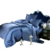 Mùa hè ngày lụa đích thực 4 bốn mảnh thiết lập 100% lụa lụa satin sheets quilt cover giường 1.8 m bộ đồ giường