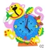 DIY trẻ em phim hoạt hình đồng hồ câu đố sáng tạo dán đồng hồ báo thức trang trí mẫu giáo handmade EVA vật liệu đồ chơi sáng tạo mầm non Handmade / Creative DIY
