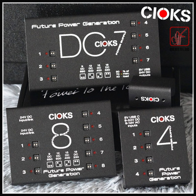 [Музыкальный инструмент Beast Claw] CIOKS DC7/SOL расширяет многоэтапный независимый регулируемый единый эффект блока питания