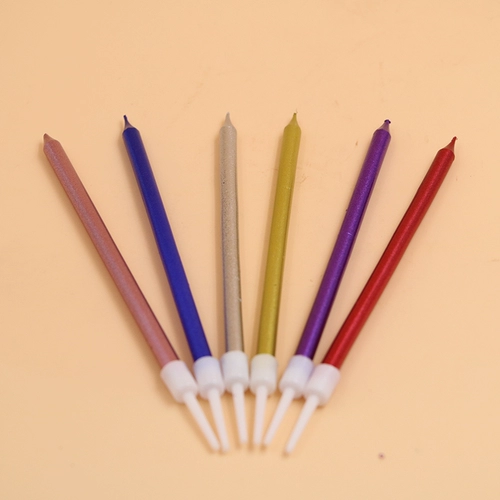 Многоцветный карандаш, креативное украшение, свеча без запаха
