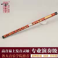 Dong Shenghua sáo chuyên nghiệp dành cho người lớn tinh chế đắng tre đôi dụng cụ thổi sáo chơi sáo trúc - Nhạc cụ dân tộc đàn tranh cổ trang