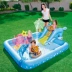 Giải trí inflatable biển bóng hồ bơi bé chơi hồ bơi trẻ sơ sinh con hồ bơi dày cá cát hồ bơi sóng đồ chơi phao intex Bể bơi / trò chơi Paddle