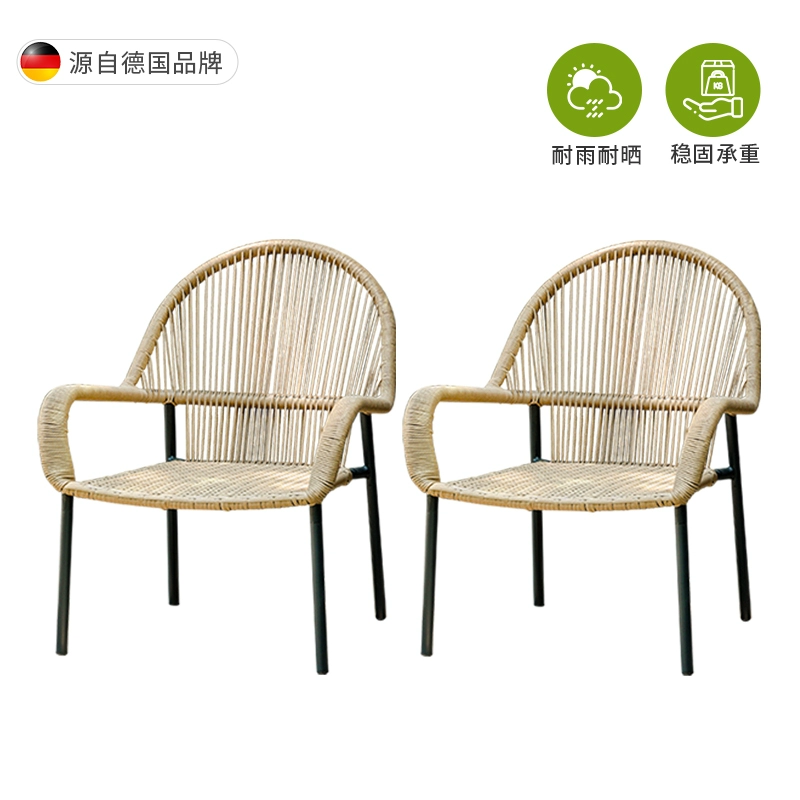 mwhmanhaojia/Bắc Âu ngoài trời sân bàn cà phê kết hợp ban công handmade mây bàn ghế ba món phòng khách giải trí 