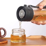 Термос, чай, вместительная и большая чайная чашка, стеклянный стакан