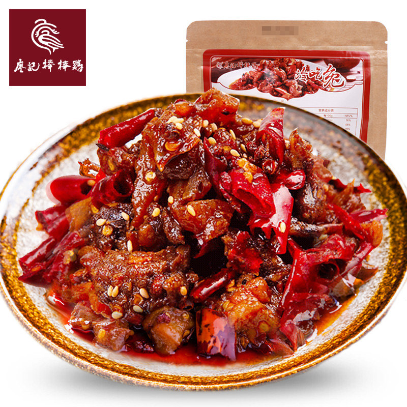 廖记棒棒鸡红油兔丁 红油耳片