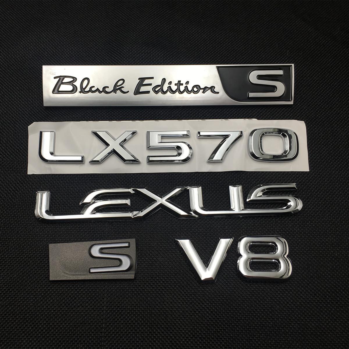 decal xe oto Thích hợp cho logo xe Lexus LX570 Nhãn dán ô tô Lexus ...