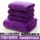 Ультра -толстый фиолетовый 60*160+3 полотенца