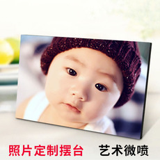 Художественное фото 照片定制无框摆台桌摆相片冲洗印装饰画挂墙婚纱放大订做艺术微喷