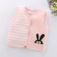 Áo vest trẻ em mặc quần áo mùa xuân và mùa thu mỏng phần cotton phong cách phương tây cho bé gái bé gái bé gái - Áo ghi lê