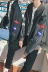 Các cặp vợ chồng mùa xuân 2018 new coat đồng phục bóng chày nam Hàn Quốc phiên bản của loose bf cao đẳng gió 00 sau khi xu hướng sinh viên áo da bomber nam Đồng phục bóng chày