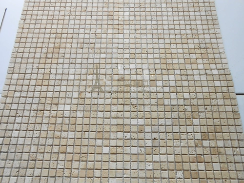 Натуральное антикварное рисовое желтое крыльцо, каменная мозаика Джинби